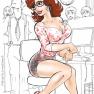 LToon 549 Girl Flu - IT Geek